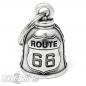Preview: Route 66 Biker-Bell The Mother Road Motorrad Glücksbringer Geschenk Biker Glocke